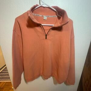 Men’s Tommy Bahama Orange half zip Sweater size small